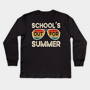 school out for summer IIV Kids Long Sleeve T-Shirt